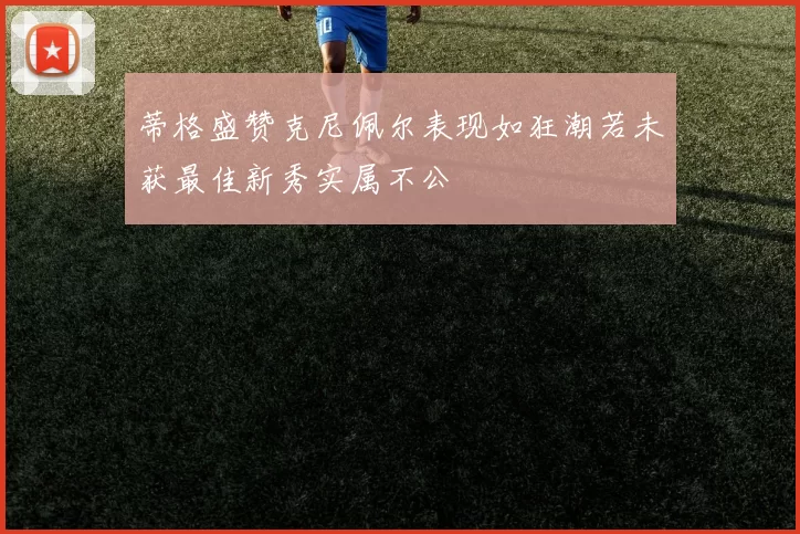 蒂格盛赞克尼佩尔表现如狂潮若未获最佳新秀实属不公